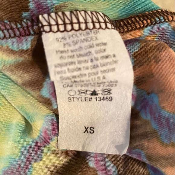 SEDUCTIONS geometric multicolour tube top x-small - Picture 6 of 6